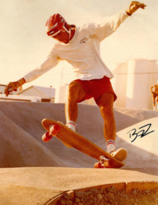 Bill Zuehl Americana Skate Park 1977. (photo by Mitch York)